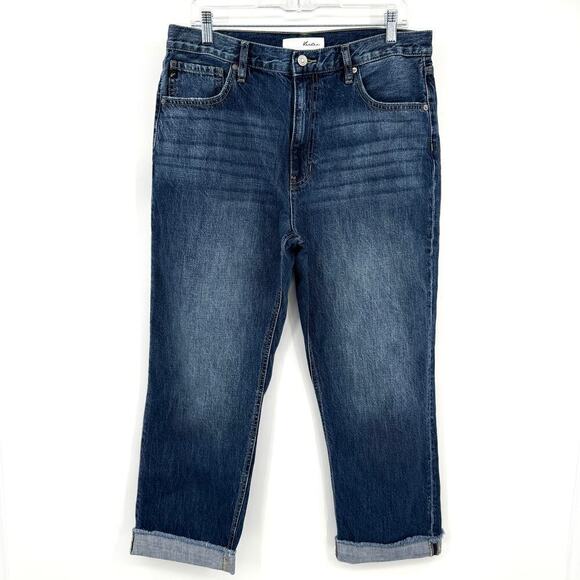 Kancan Finley High-Rise Straight Leg Jeans Relaxed Fit Women’s Size 13/30 Preppy - Picture 1 of 9